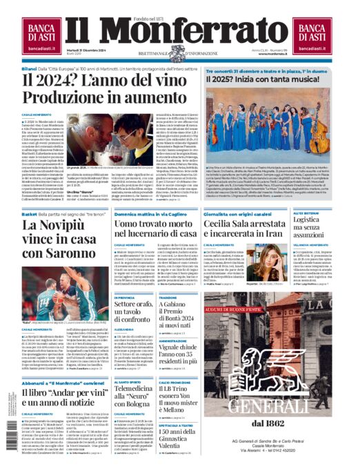 Il Monferrato - Edizione 99 del 31/12/2024